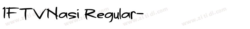 1FTVNasi Regular字体转换